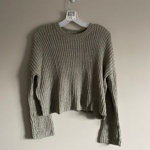 Army green sweater